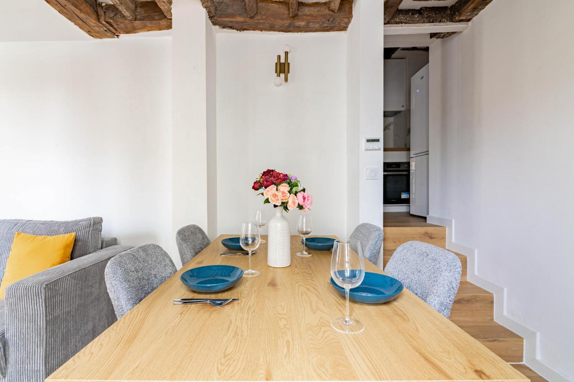 Appartement Quartier Fontaine Chatelet Les Halles Free Netflix Париж Экстерьер фото