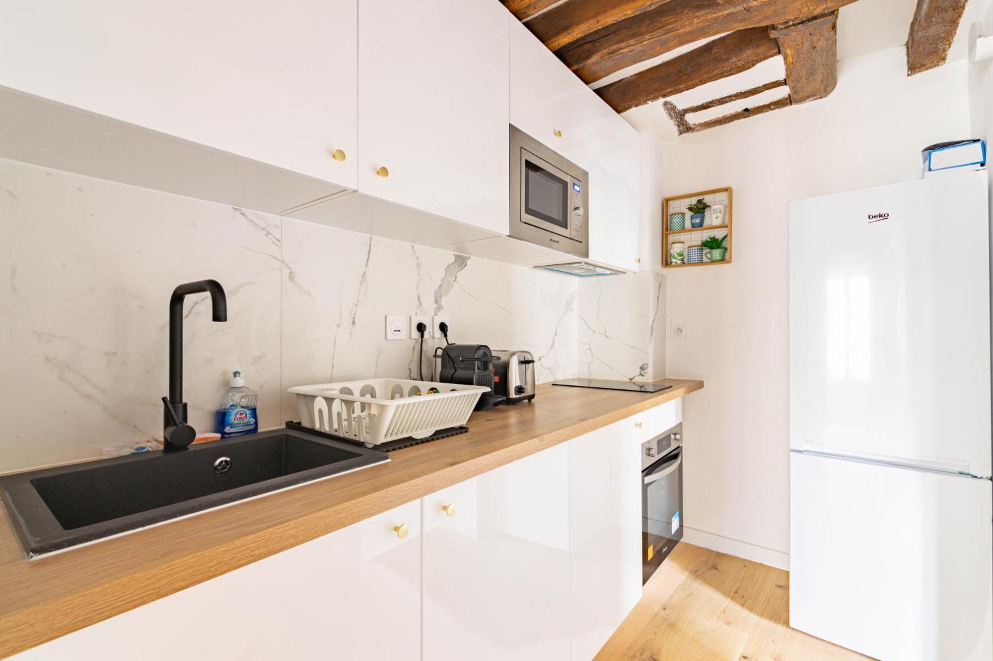 Appartement Quartier Fontaine Chatelet Les Halles Free Netflix Париж Экстерьер фото